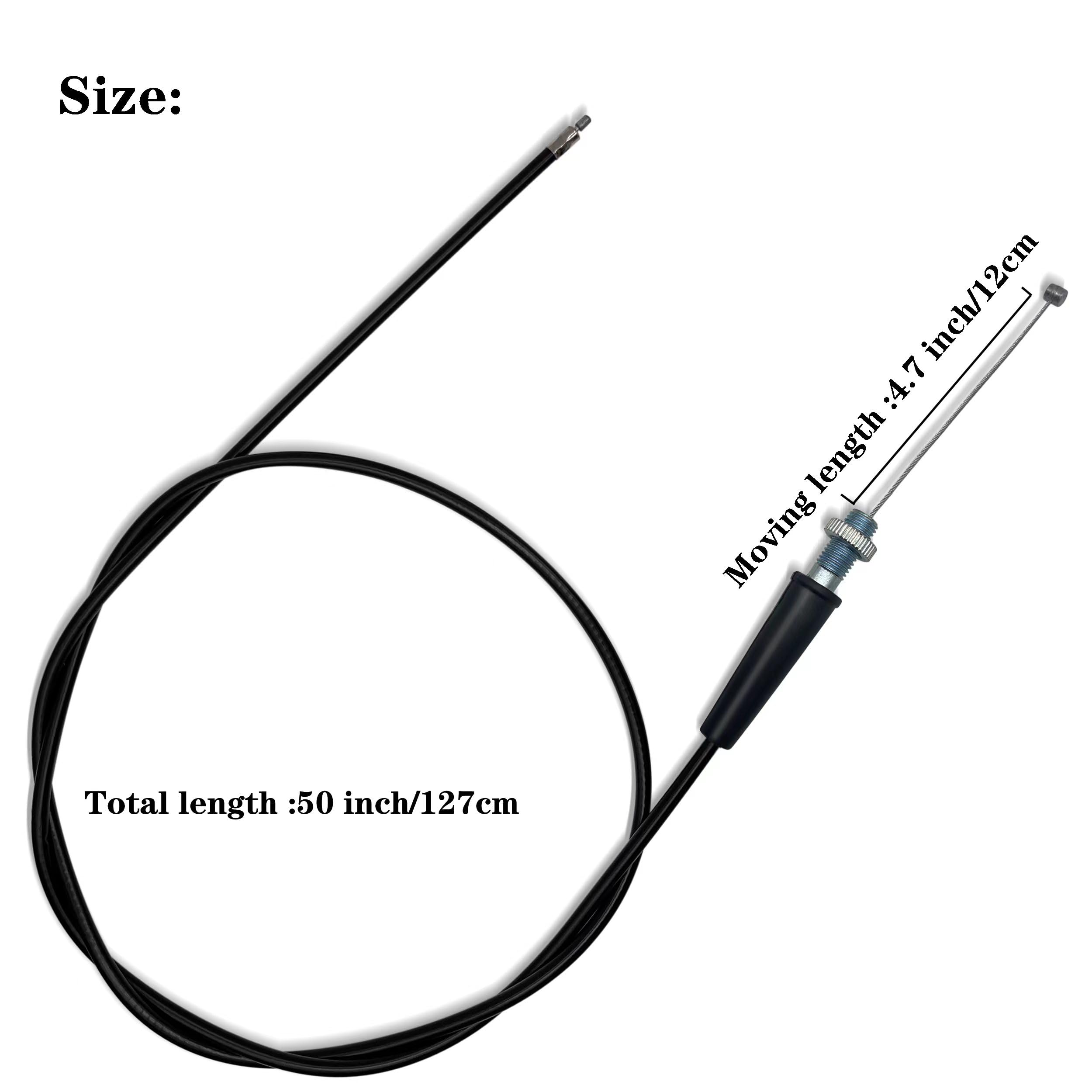 NZZLXKFJ 50inch Throttle Cable for,mini bicycle throttle cable for Predator 196cc 212cc 224cc 6.5hp Coleman CT200U CT200U Mini B
